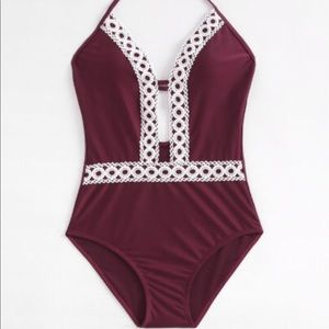 One piece bathing suit